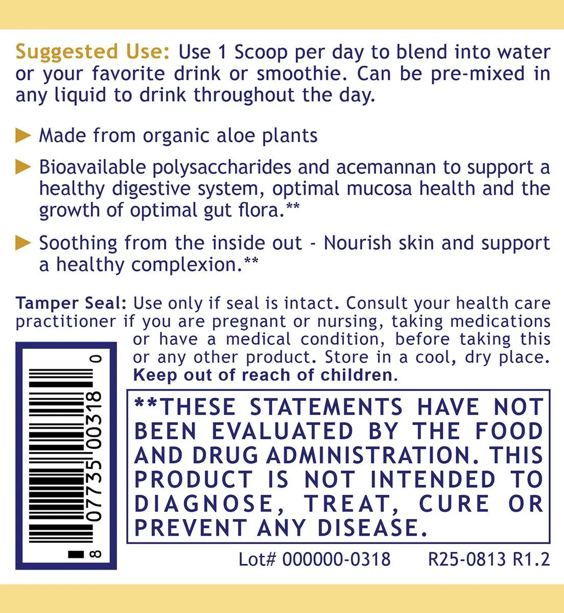 Aloe Powder-Mixed Berry Flavor, Premier