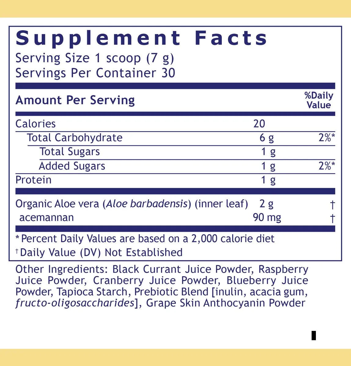 Aloe Powder-Mixed Berry Flavor, Premier