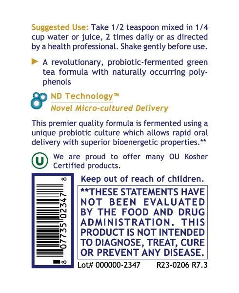 Green Tea - ND™ (Fermented) (8 oz)