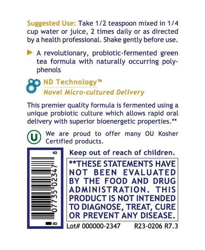 Green Tea - ND™ (Fermented) (8 oz)