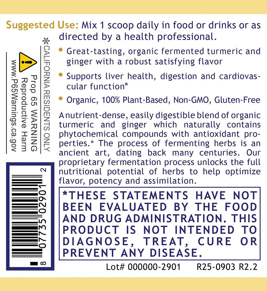 Premier Fermented Turmeric/Ginger