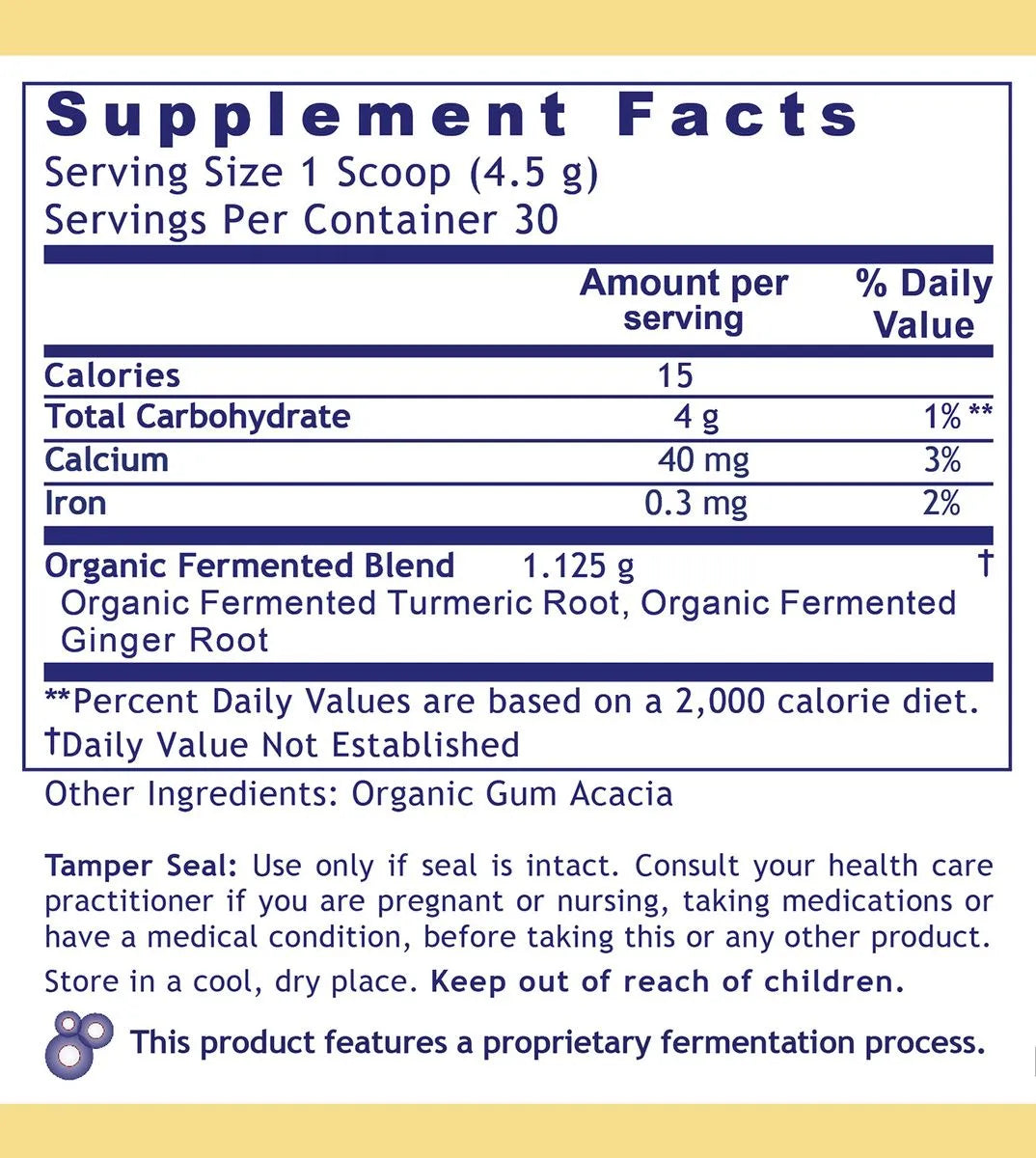 Premier Fermented Turmeric/Ginger