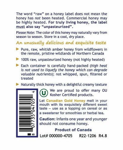 Canadian Gold Honey