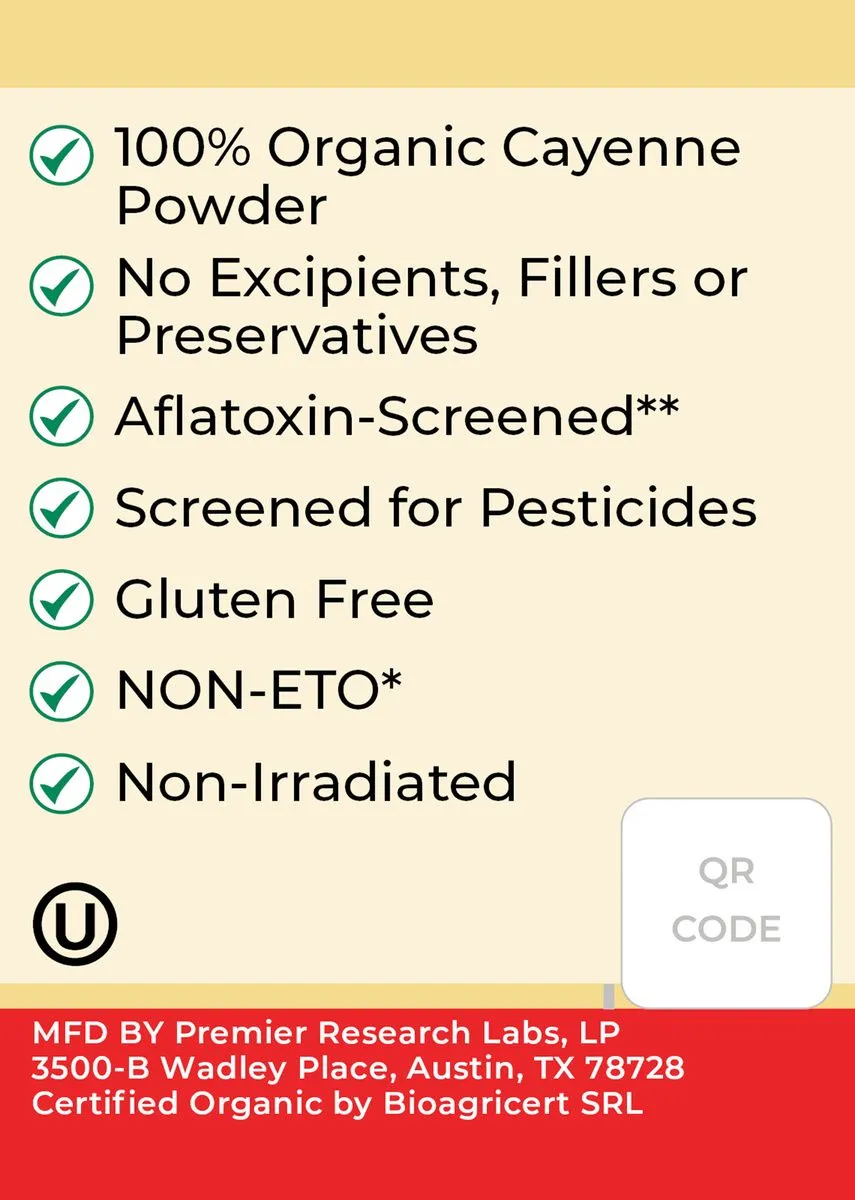 Organic Cayenne Spice Powder