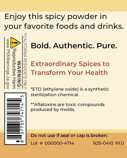 Organic Ginger Spice Powder