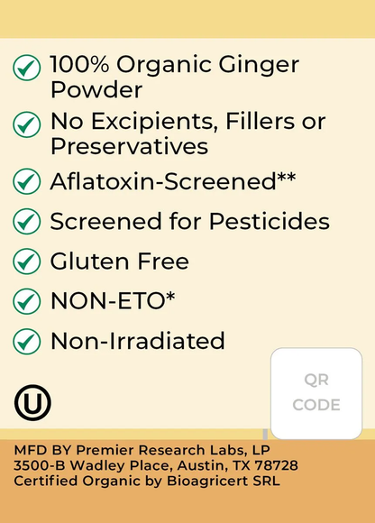 Organic Ginger Spice Powder
