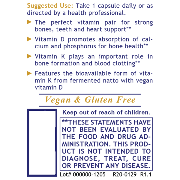 Premier Vitamin D3+K2