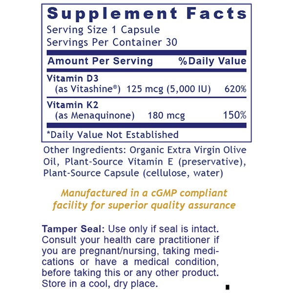 Premier Vitamin D3+K2