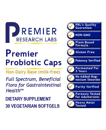 Premier Probiotic Caps (30 Softgels)