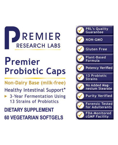 Premier Probiotic Caps (60 Softgels)