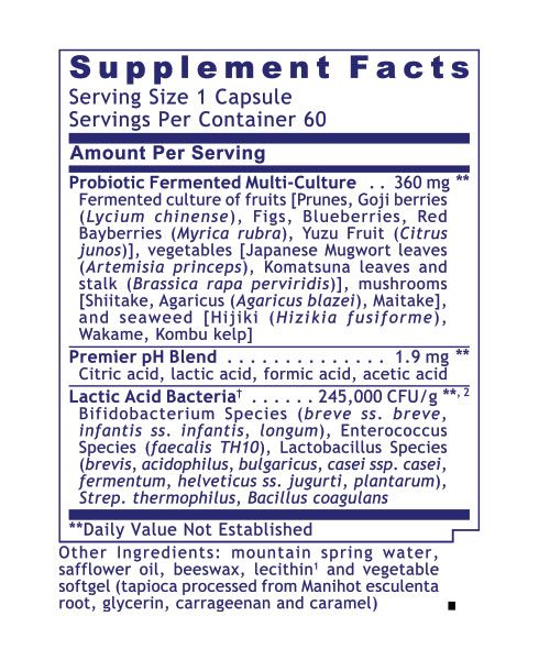 Premier Probiotic Caps (60 Softgels)